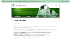 Desktop Screenshot of kapeko.com.pl
